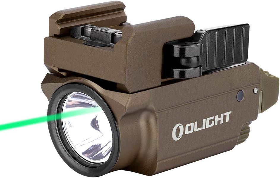 600 Lumens Magnetic USB Rechargeable Green Beam White LED Compact Rail Mount Tactical Flashlight V932