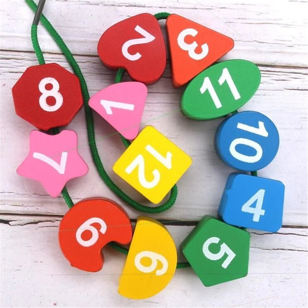 Wooden Shape Color Sorting Clock Toy Number Blocks Puzzle Stacking Sorter Jigsaw Early Learning Educational Toy Z888