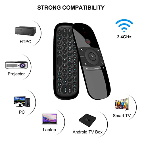 Universal TV Remote Air Mouse Wireless Keyboard 2.4GHz Connection U115950