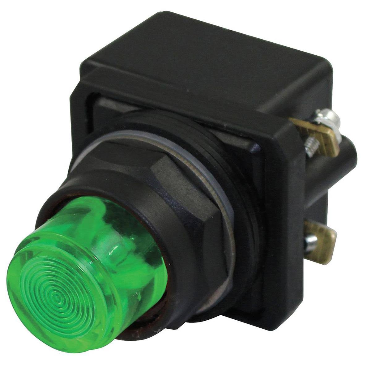 Pilot Light, LED, 120VAC, 30mm, Plastic P826926