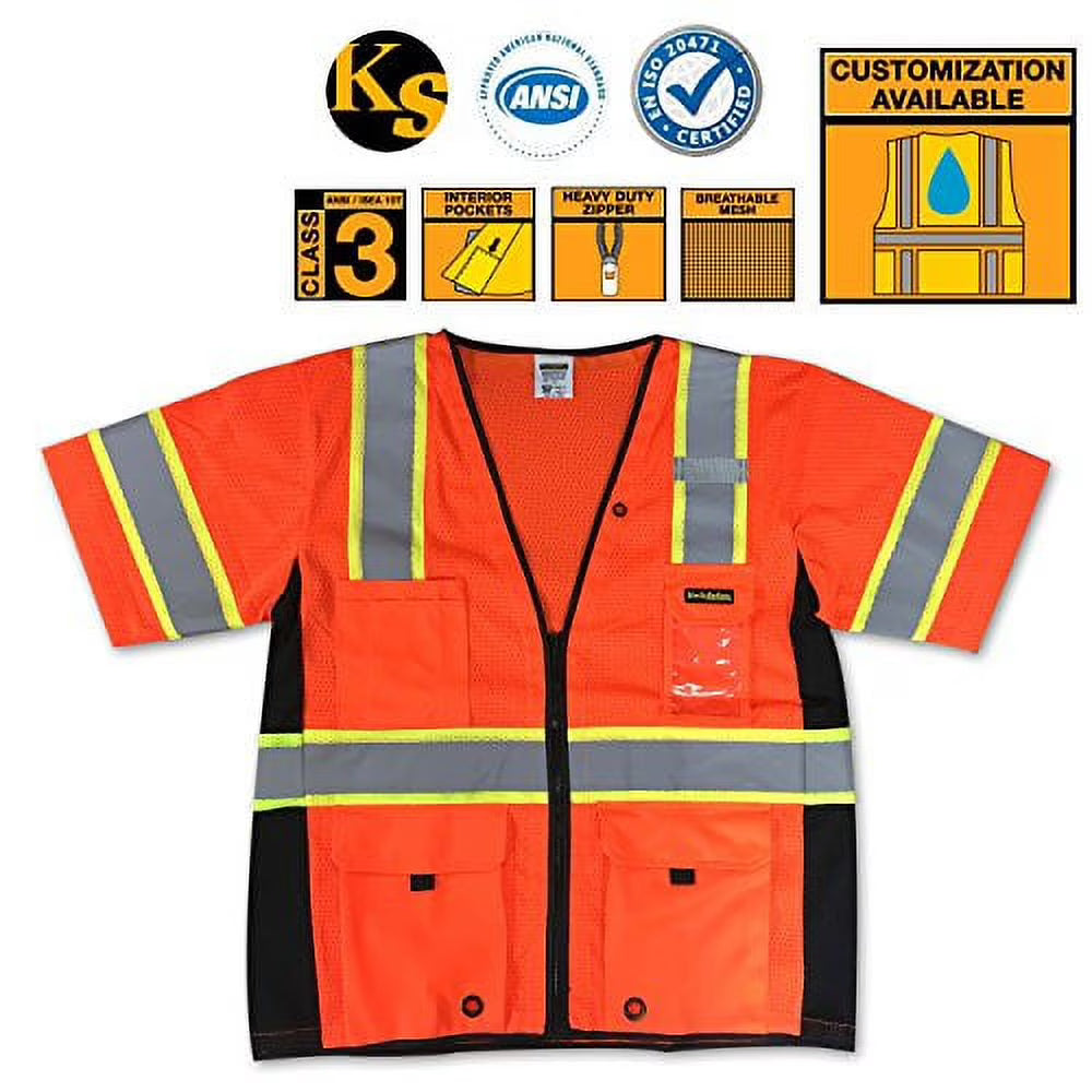 ANSI Class 3 Safety Vest T369