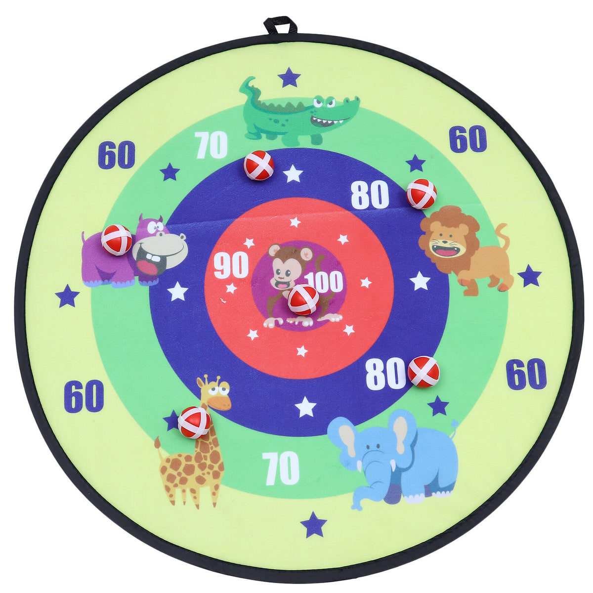 Sticky Dart Ball Toy Set with Dart Board Target O73452