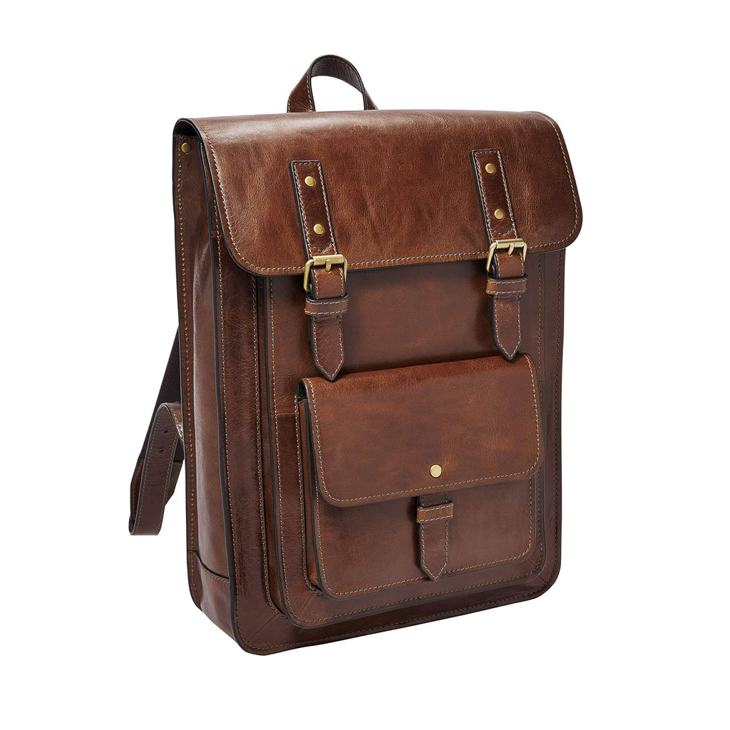 Cognac Leather Rucksack W259329
