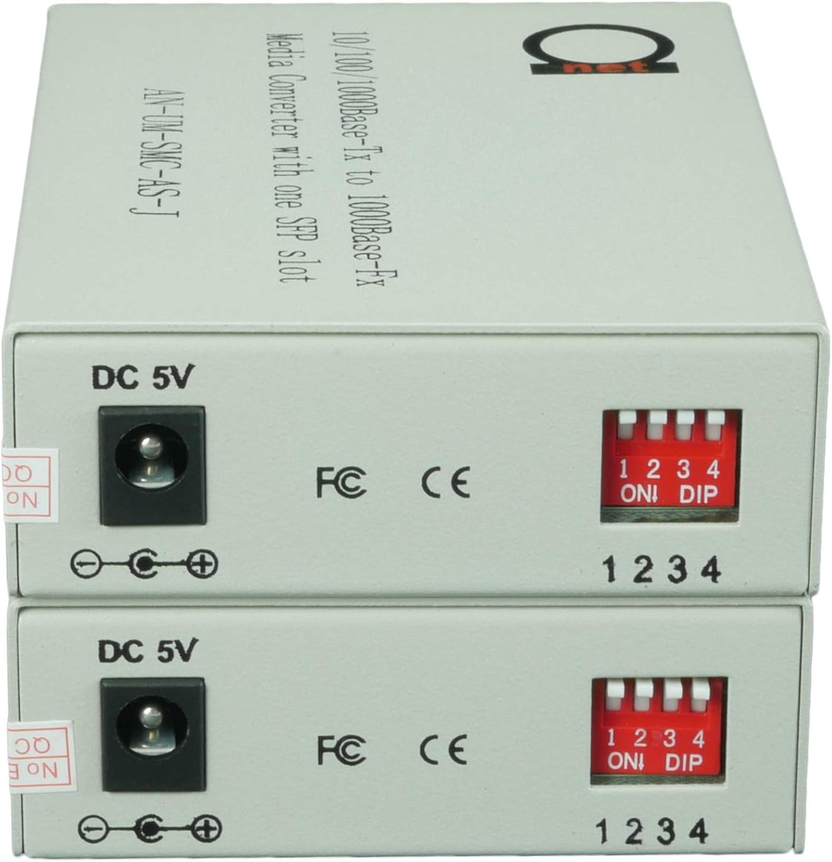 Single Mode LC WDM Single Fiber Bi-Di Gigabit Media Converter 20km to UTP Cat5e Cat6 10/100/1000 RJ-45 - 1 Pair C73885