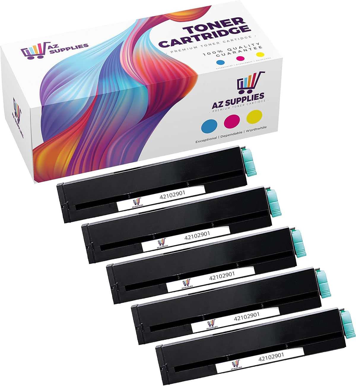 Black Toner Cartridge 5 Pack L560