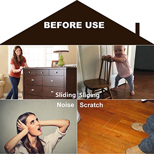 20 Pieces 2" Self Adhesive Furniture Pads with 30 Bumper Pads J603