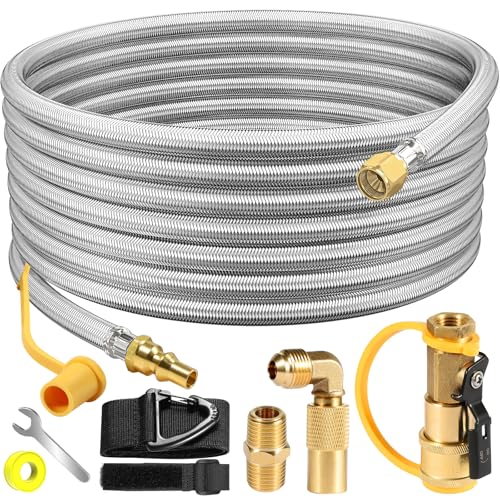 12FT Stainless Steel Quick Connect Propane Hose H73620