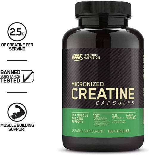 100 Caps Creatine Monohydrate Capsules R6933