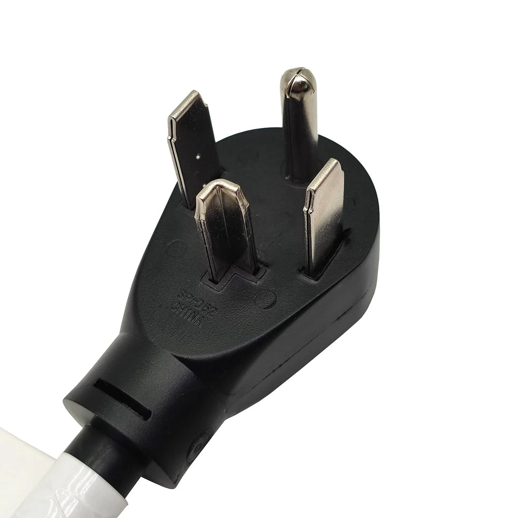 Adapter Cord Dryer 4-prong Right Angle Male NEMA 14-30P to 6-30R Heater Female 1.5FT O84648