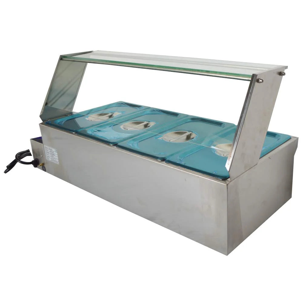 4-Pot Buffet Food Warmer Stainless Steel U5242