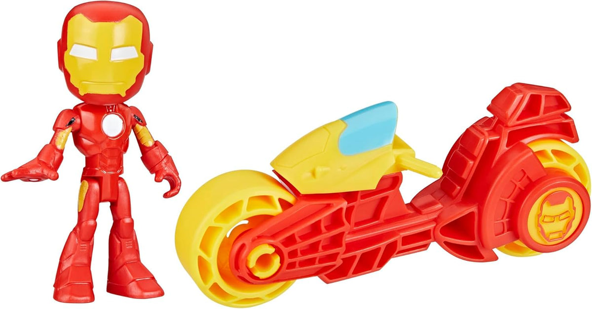 Iron Man Action Figure & Toy Motorcycle Playset O609751