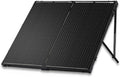 200 Watt 12 Volt Monocrystalline Portable Foldable 2Pcs 100W Solar Panel Suitcase with Waterproof 20A Charger Controller V4302