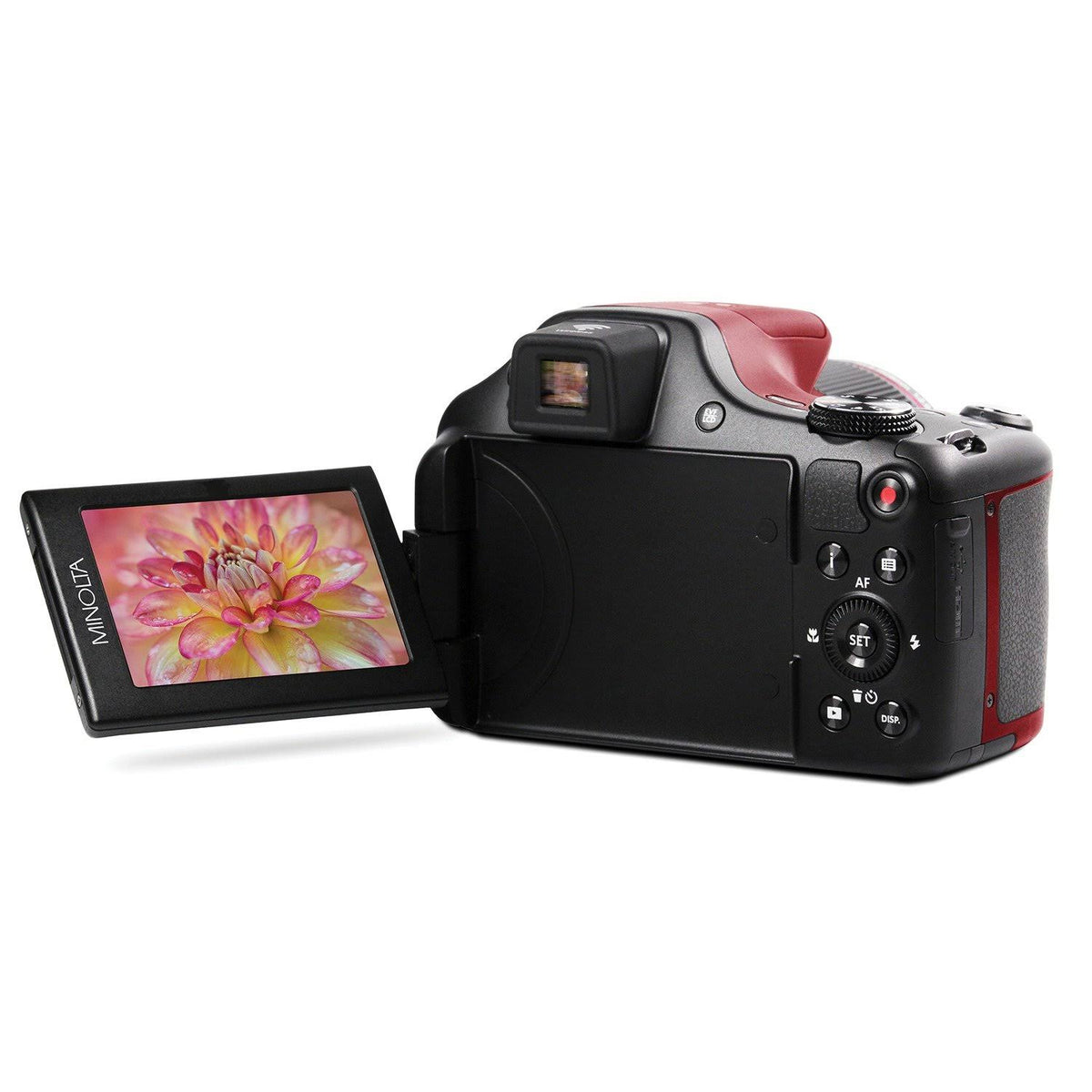 20.0-Megapixel 1080p Full HD 67x Optical Zoom Wi-Fi Bridge Camera (Red) F891