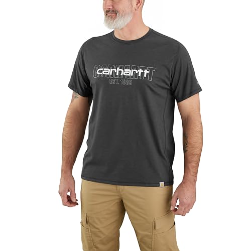 Relaxed Fit Midweight Short-Sleeve Logo Graphic T-Shirt I522094
