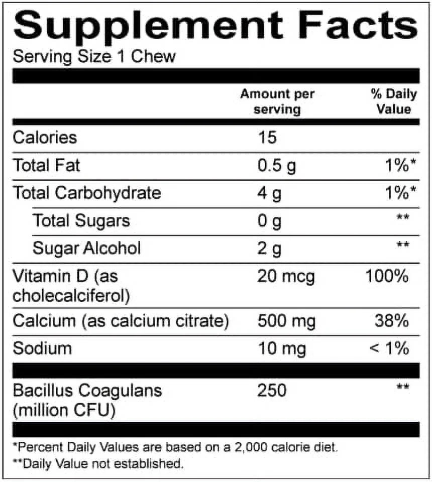 Duodenal Switch Vitamin Pack Capsules 1-Month Supply Multivitamin Capsule with 60mg Iron Calcium Citrate Soft Chews Wild Grape E870