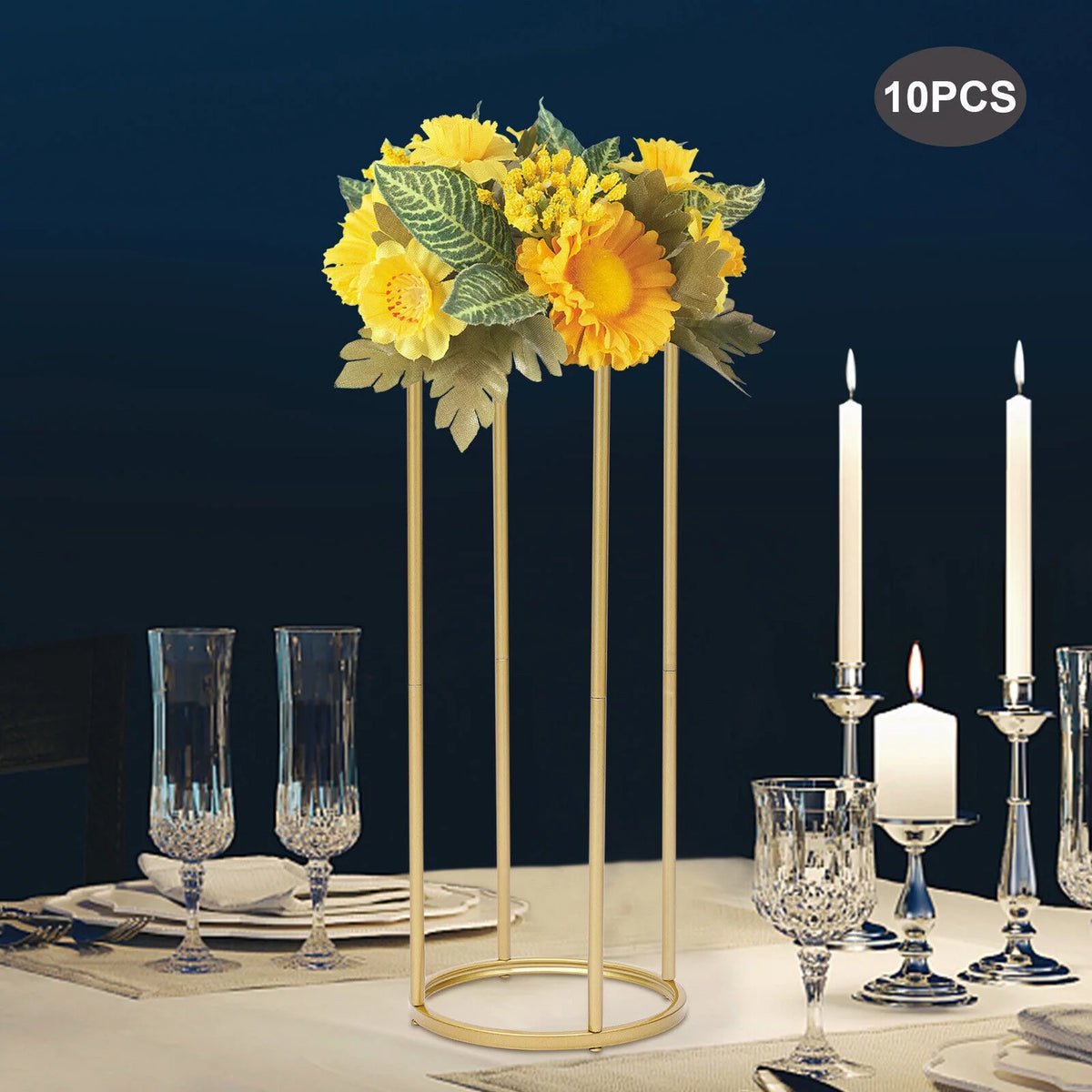 10Pcs 60cm Tall Flower Stand Z286627