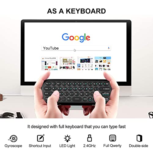 Universal TV Remote Air Mouse Wireless Keyboard 2.4GHz Connection U115950