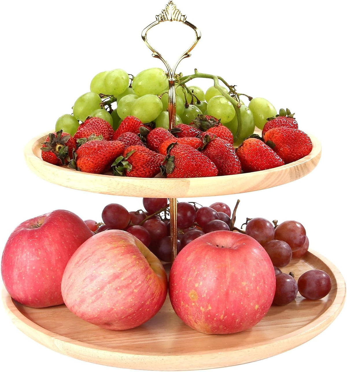 2 Tiered Wooden Cupcake Stand J5126