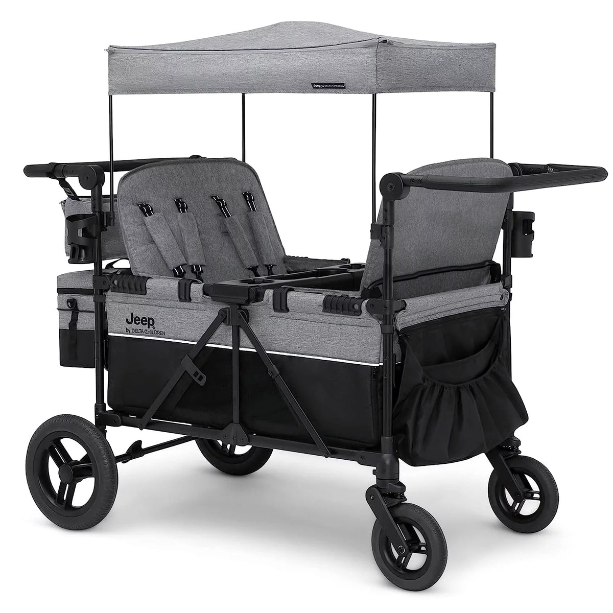 Grey 4 Seater Stroller Wagon E431128