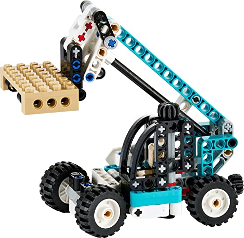2 in 1 Telehandler Forklift Tow Truck Building Set Z100