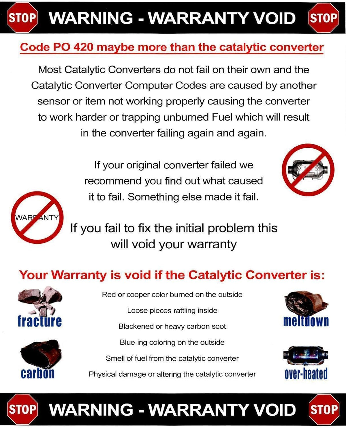 Rear Firewall Side Manifold Converter Z81130