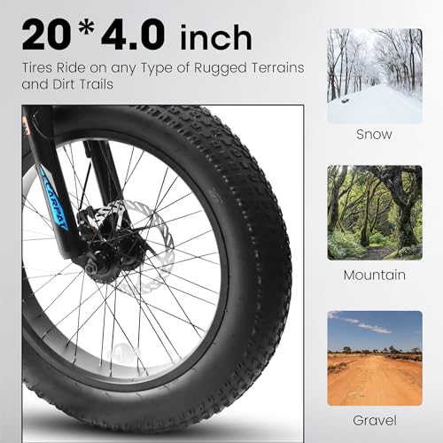 20 inch Kids Mountain Bike, 7-Speed with Mechanical Disc Brakes Front Suspension M70326