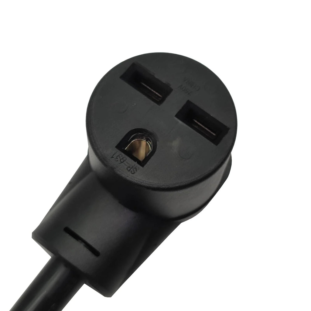 Adapter Cord Dryer 4-prong Right Angle Male NEMA 14-30P to 6-30R Heater Female 1.5FT O84648