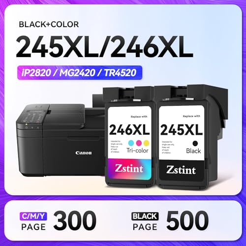 245XL 246XL Ink Cartridge Combo Pack Replacement for Canon Printer B5730