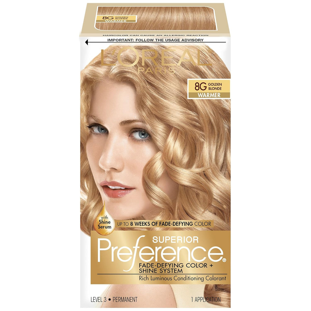 8G Golden Blonde Hair Color R393