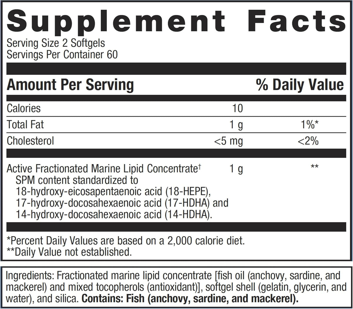 120 Softgels Non-GMO Gluten Free Q7328