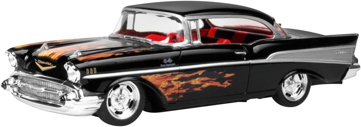 1:25 Scale 30-Piece Black Plastic Model Car Kit U746