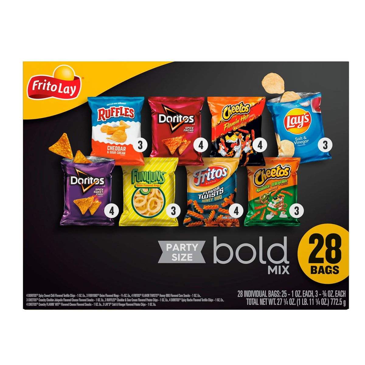 28 Count Bold Mix Chips Variety Pack S645951