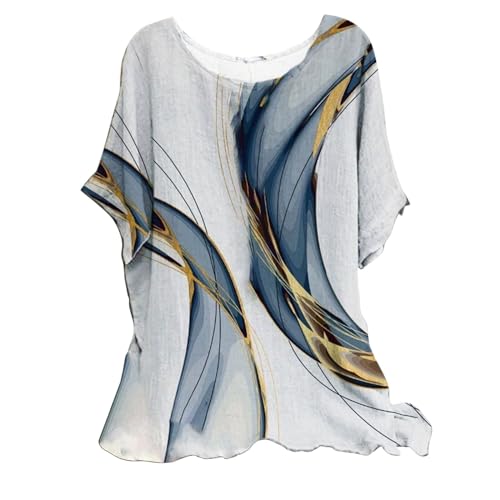 Linen Crewneck T-Shirt Y9121