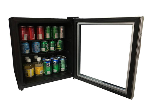 1.6 cu ft Black Refrigerator R120195