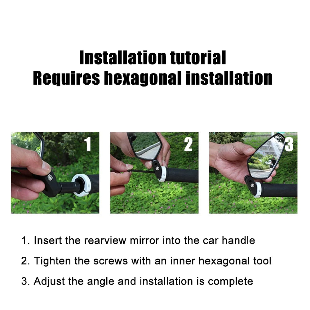 360° Rotatable Bicycle Rearview Mirror I453