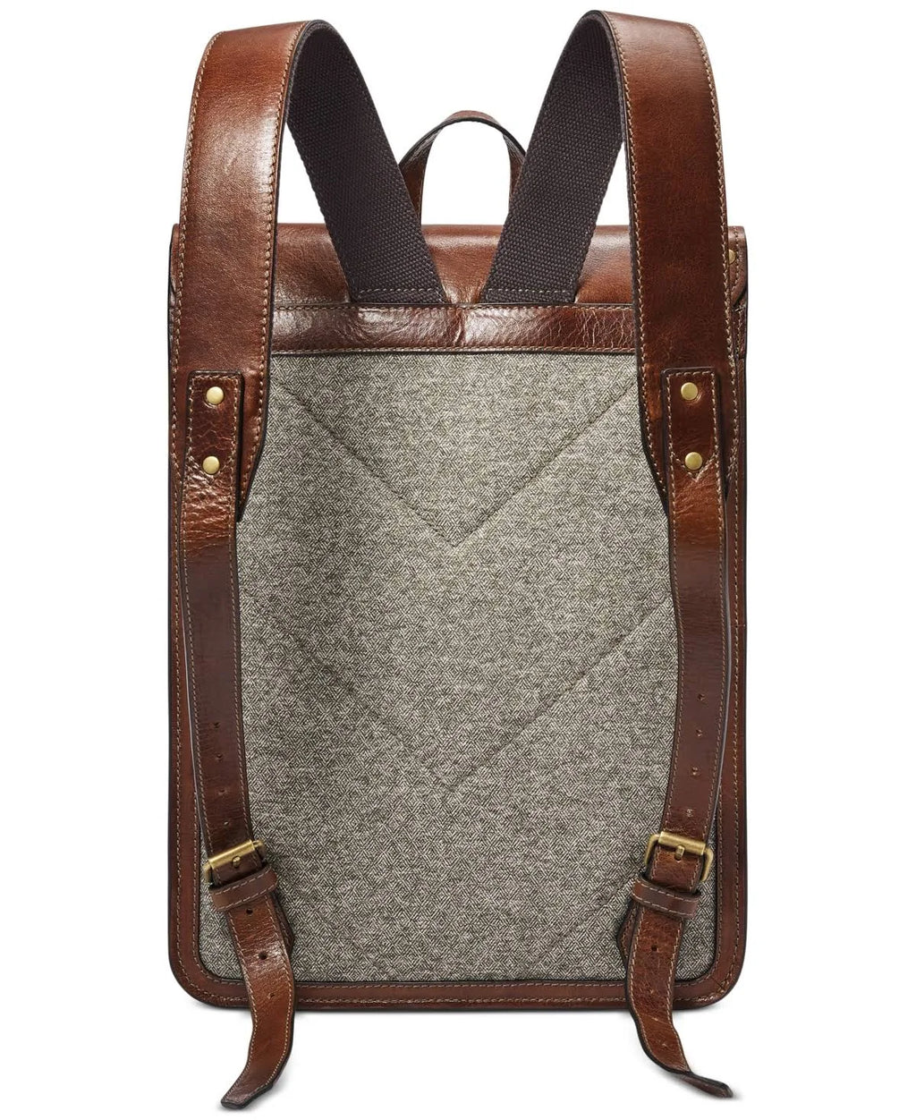 Cognac Leather Rucksack W259329