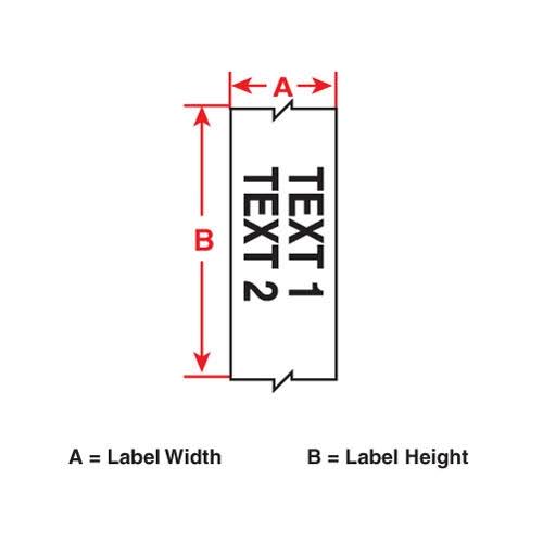Tape Cartridge, Gold, 100 ft. L, 4 in. W H51655