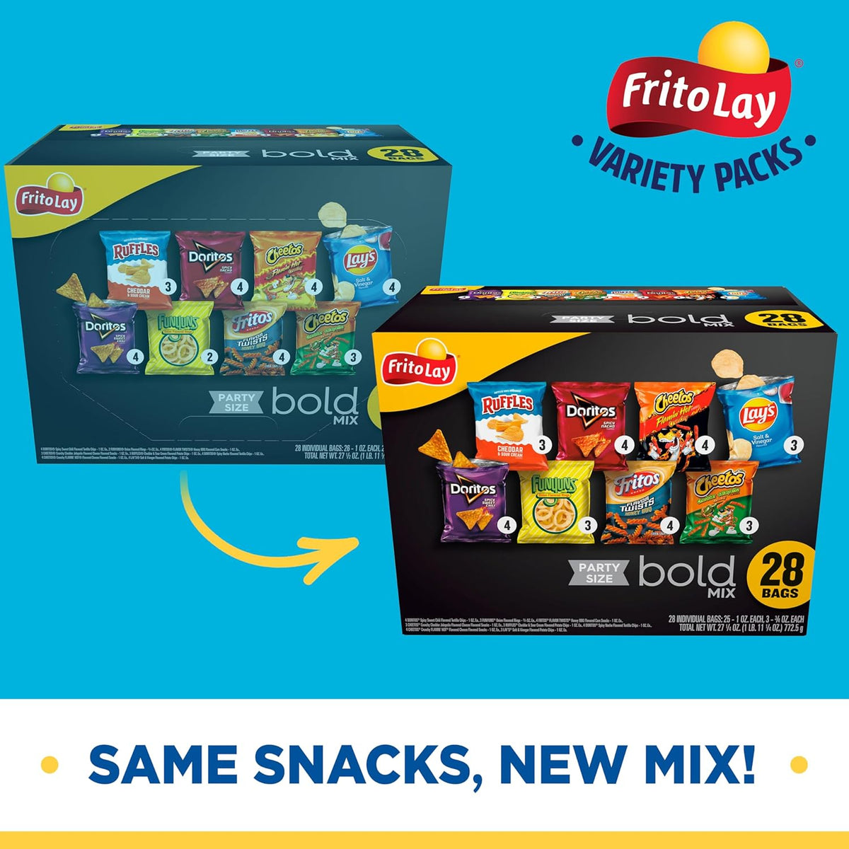 28 Count Bold Mix Chips Variety Pack S645951
