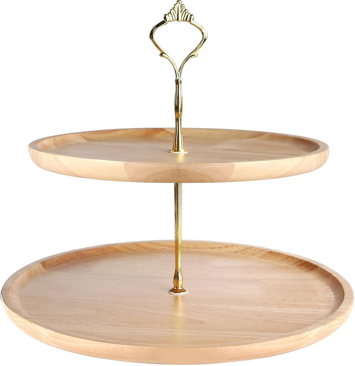2 Tiered Wooden Cupcake Stand J5126