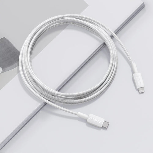 10ft Braided USB-C to Lightning Cable Y491066