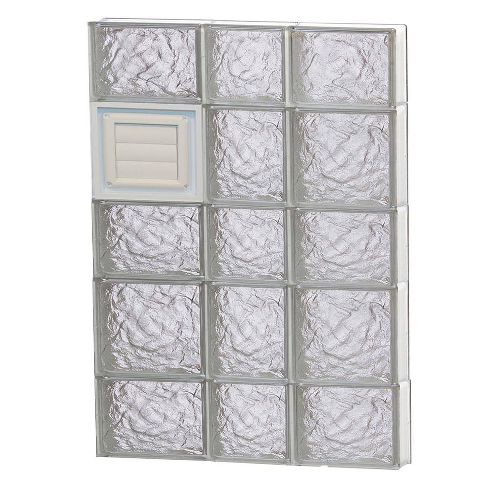Frameless Replacement Glass Block Window I4128