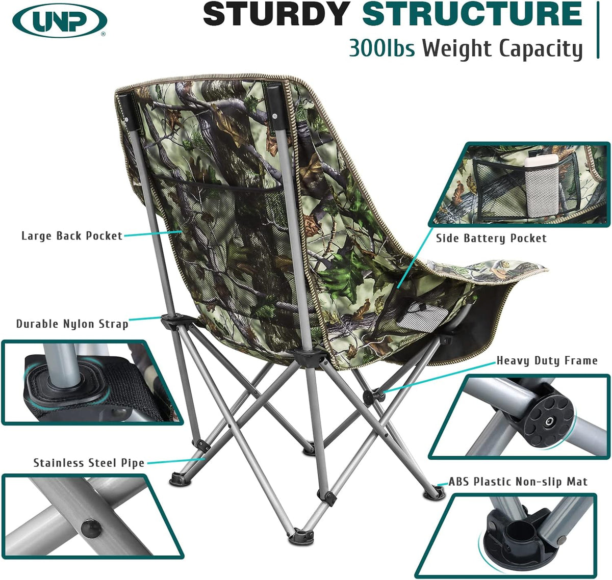 Camo Blind Folding Camping Chair M742699