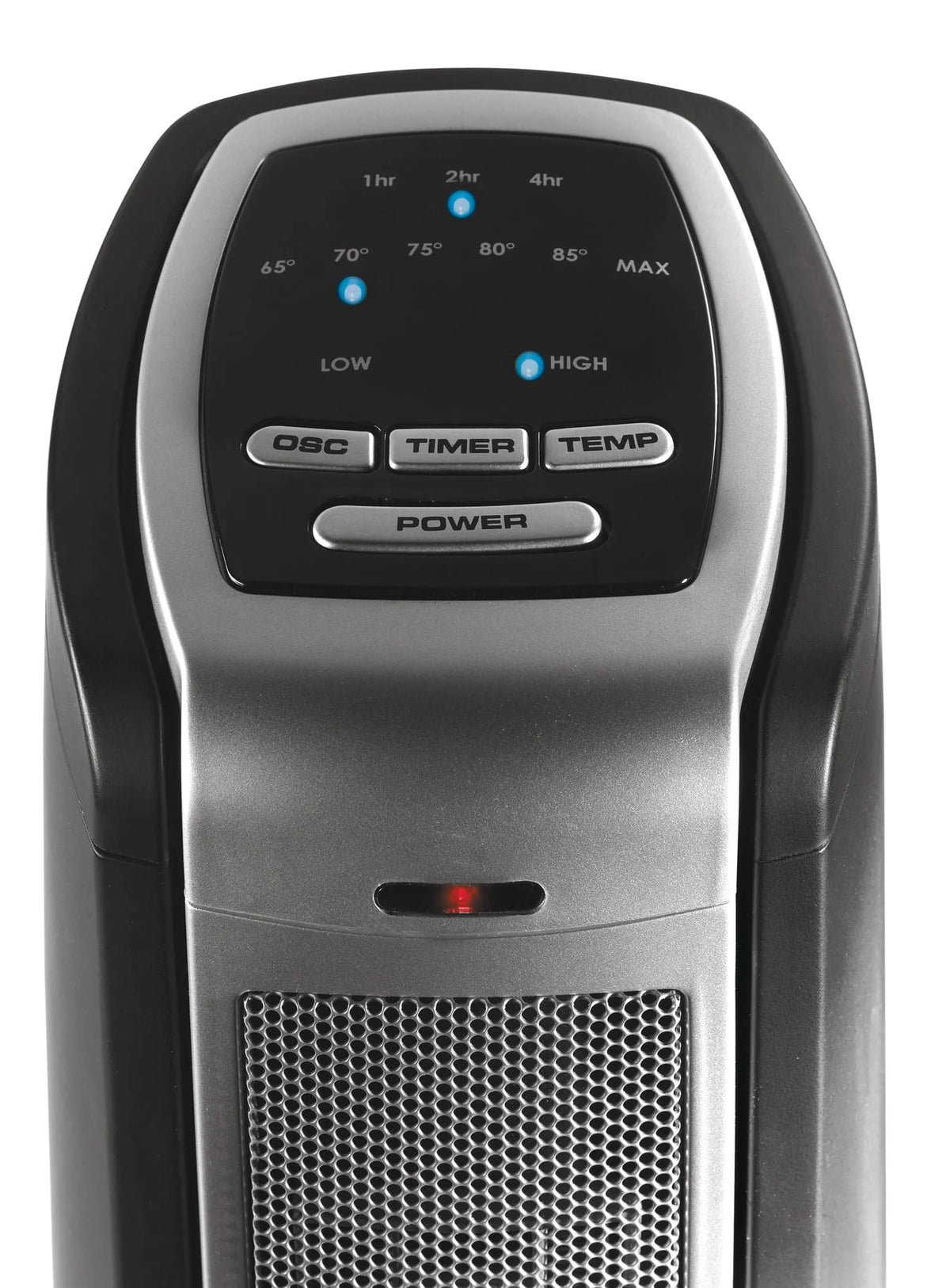 22.5 1500W Electric Oscillating Ceramic Tower Space Heater Black P8754