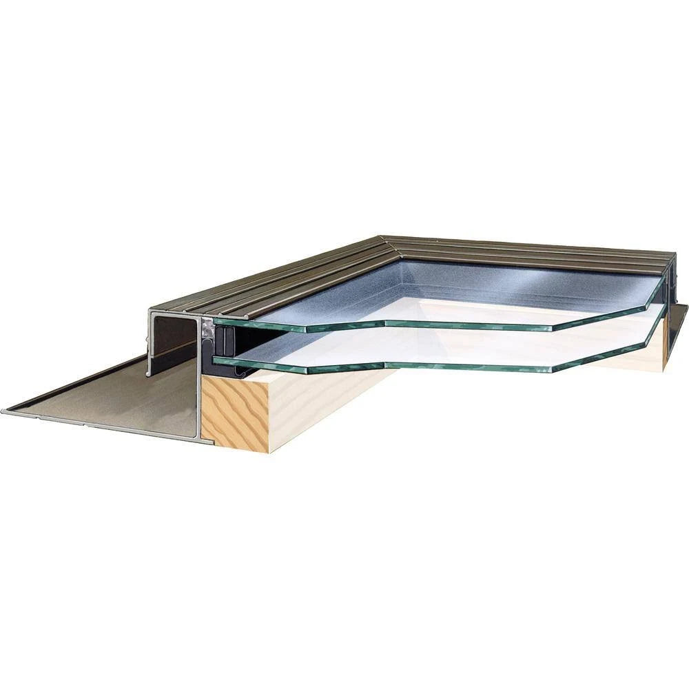 22-1/2 in. x 30-1/2 in. Fixed Self-Flashing Skylight with Tempered Low-E3 Glass L18225
