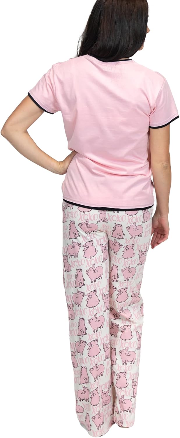 Women's Short Sleeve Pajama Set F57650