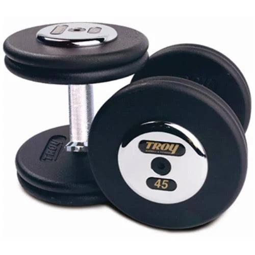 Black Chrome Cast Dumbbells 145 lbs. Sold as Pairs M9926