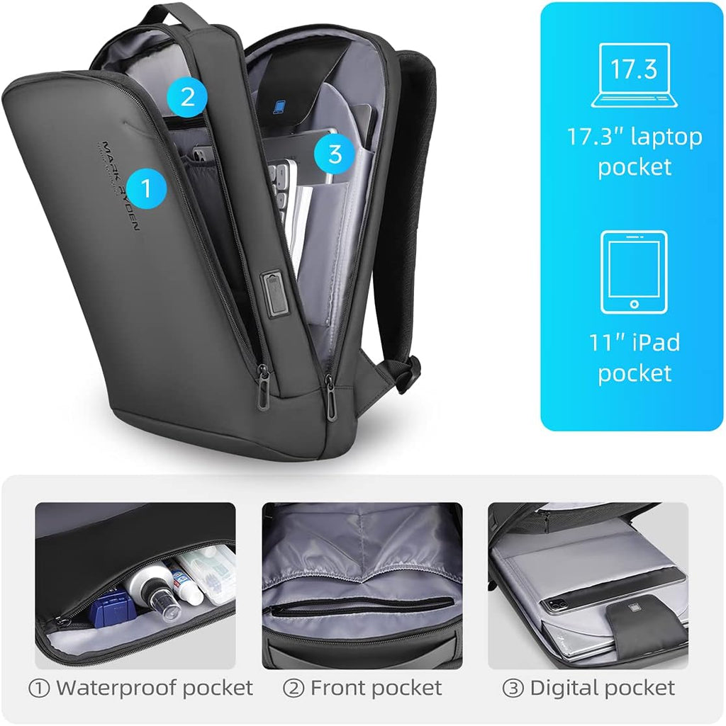 Hard Shell Laptop Backpack for 15.6 inch PC M6222