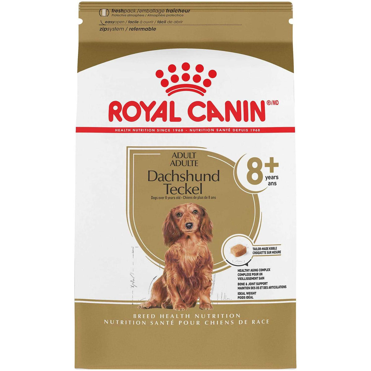Breed Health Nutrition Dachshund 8+ Adult Dry Dog Food G332