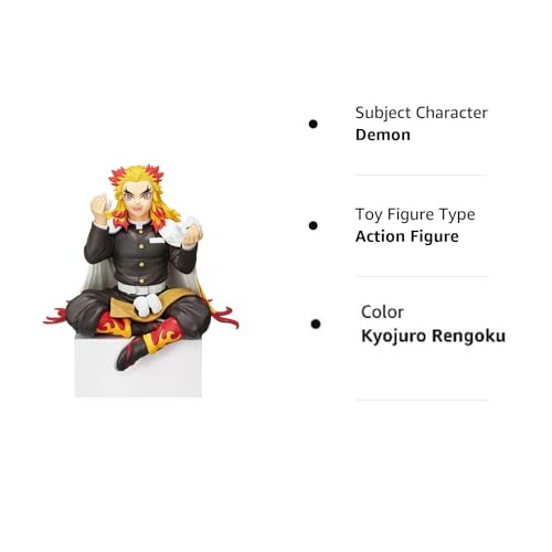 Anime Devil Slayer Eating Rice Balls Sitting Pose Action Figure Toy Q620