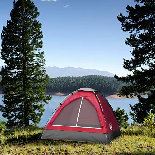 2-Person Dome Tent with Rain Fly and Carrying Bag H106966